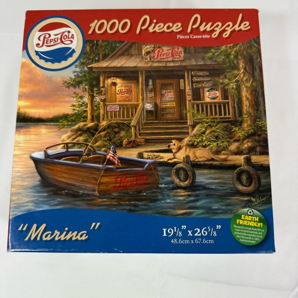 Pepsi-Cola 1000 Piece Puzzle 2014 Karmin International "Marina"